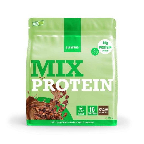 Purasana Mix Protein Cacao Biologisch 400 Gramm