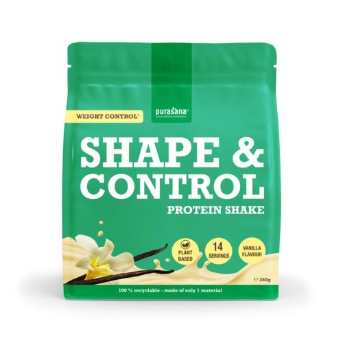 Purasana Shape & Control Protein Shake Vanilla 350 Gramm