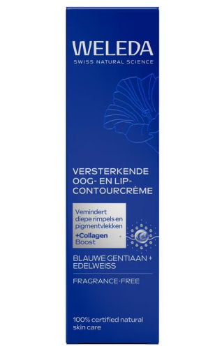 Weleda Blauwe Gentiaan & Edelweiss Oog en Lipcontourcreme 10 Ml