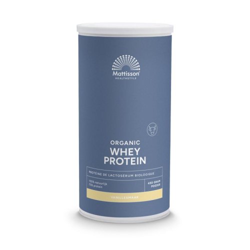 450 Gramm Mattisson Whey Protein Vanille Biologisch