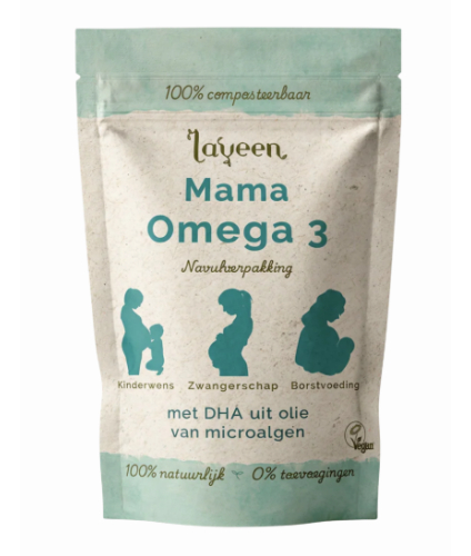Laveen Mama Omega 3 Vegan Navulverpakking 30 softgels