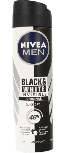 Nivea Men Anti-Transparant Invisible for Black & White 150 Ml