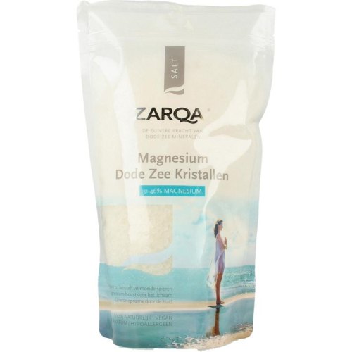 Zarqa Magnesium Dode Zee Kristallen 1000 Gramm