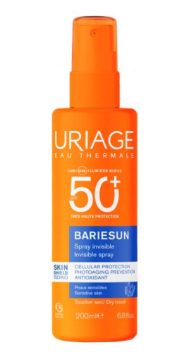 Uriage Bariésun Spray Invisible SPF 50+ (Geparfumeerd) 200 Ml