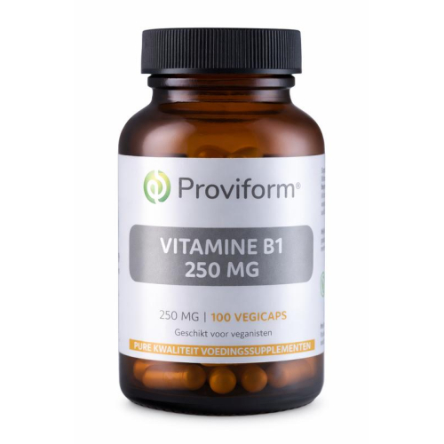 100 vegetarian capsules Proviform Vitamine B1 250 mg
