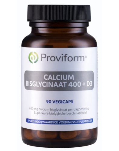 Proviform  Calcium Bisglycinaat 400 + D3 90 Vegicaps