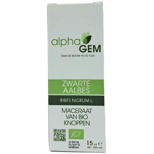 15 ml AlphaGem Zwarte Aalbes - Ribes Nigrum Biologisch