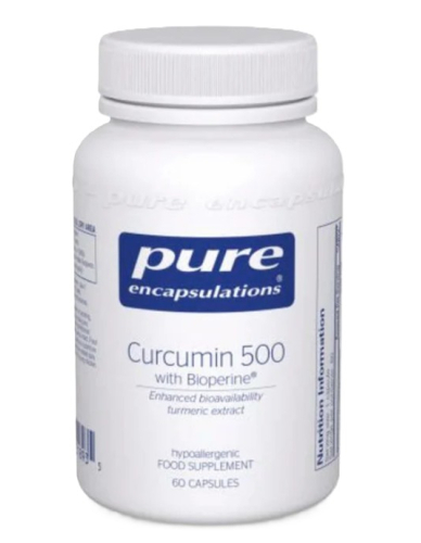 Pure Encapsulations Curcumine 500 met Bioperine  60 Kapseln
