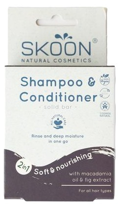Skoon Shampoo & Conditioner 2 in 1 Soft & Nourishing 90 gram