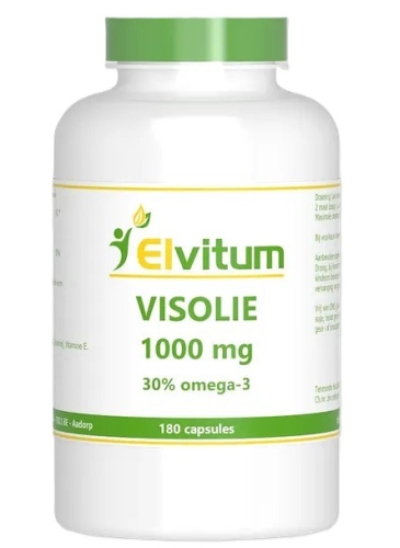 Elvitum Visolie 1000mg Omega 3 180 Kapseln