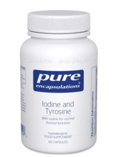 Pure Encapsulations Iodine and Tyrosine 60 Kapseln