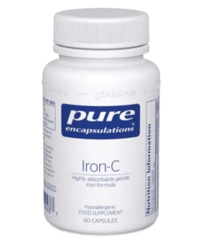 Pure Encapsulations Iron-C 60 Kapseln