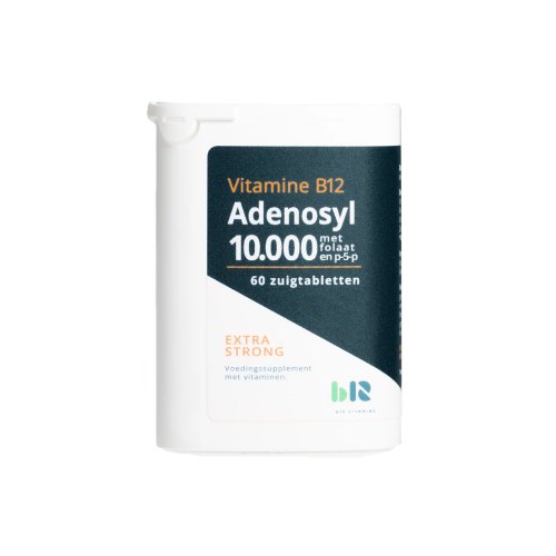 B12 Vitamins Vitamine B12 Adenosyl 10.000 met Folaat en P-5-P 60 lozenges