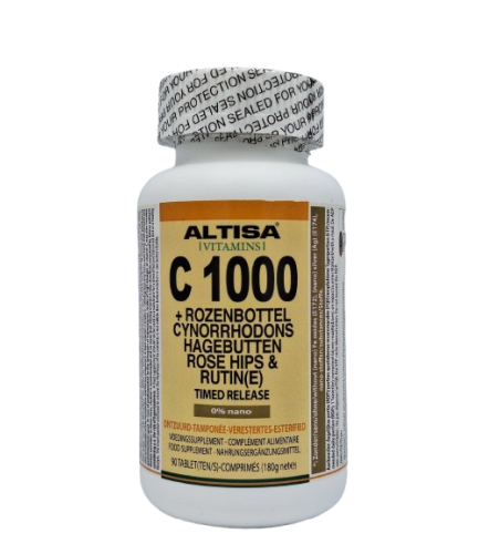Altisa C 1000 mg + Rozenbottel & Rutine Timed Release 90 tablets