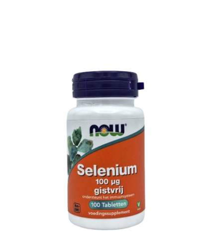 NOW Selenium 100 mcg Gistvrij 100 tablets