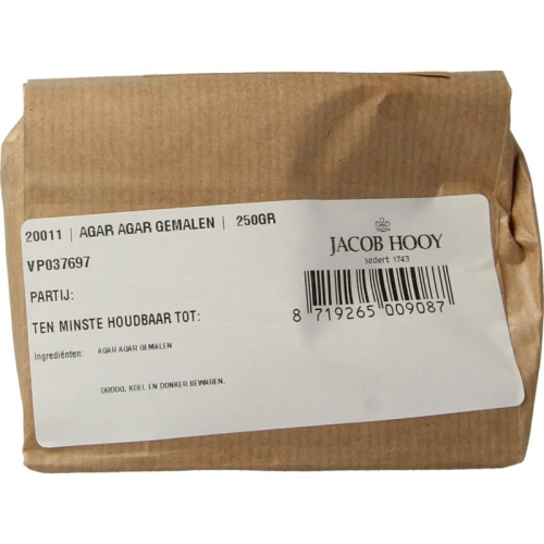 Jacob Hooy Agar Agar Gemalen 250 gram