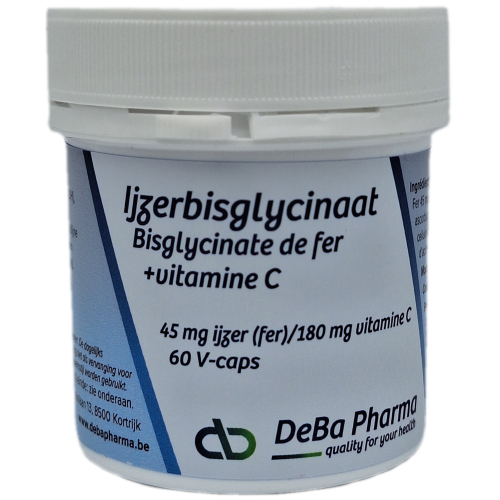 60 capsules DeBa Pharma IJzerbisglycinaat
