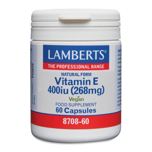60 capsules Lamberts Vitamin E 268 mg