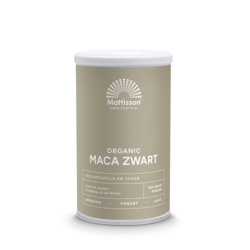 300 gram Mattisson Maca Zwart Biologisch