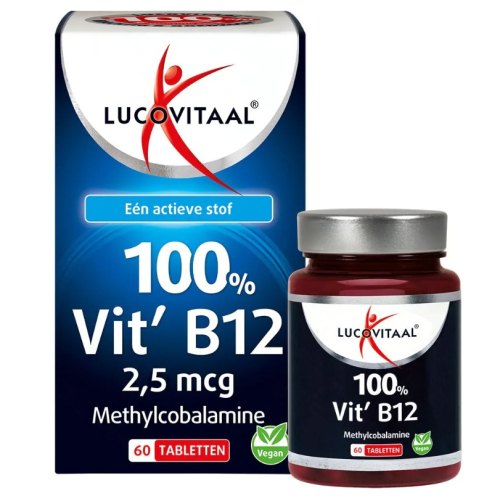 Lucovitaal 100% Vitamine B12 2,5 mcg 60 Tabletten