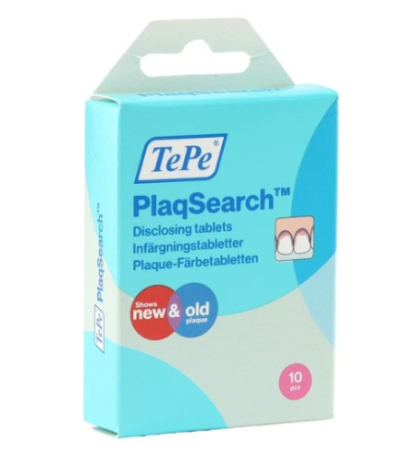 TePe PlaqSearch 10 tablets
