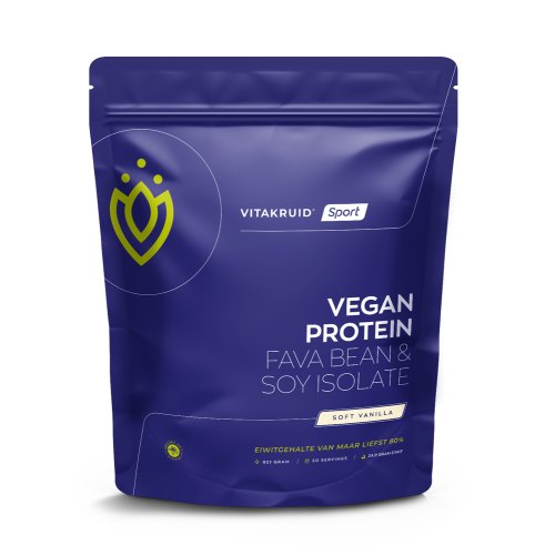 Vitakruid Vegan Protein Fava Bean & Soy Isolate Soft Vanilla 921 Gramm
