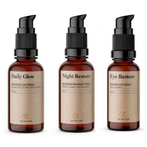 CL-Health Skincare Daily Glow, Night- & Eye Restore Aanbieding 1 Set