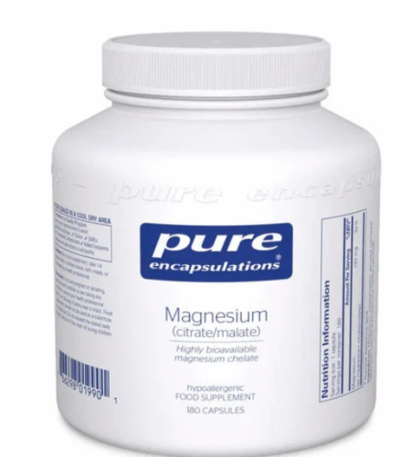Pure Encapsulations Magnesium Citrate-Malate 180 Kapseln