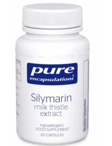 Pure Encapsulations Silymarin Milk Thistle Extract 60 Kapseln