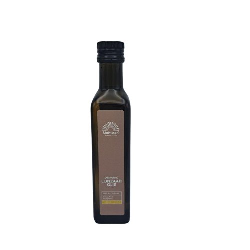Mattisson Lijnzaad Olie Biologisch 250 Ml