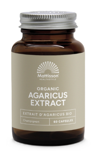 Mattisson Agaricus Extract 400 mg Biologisch 60 Kapseln