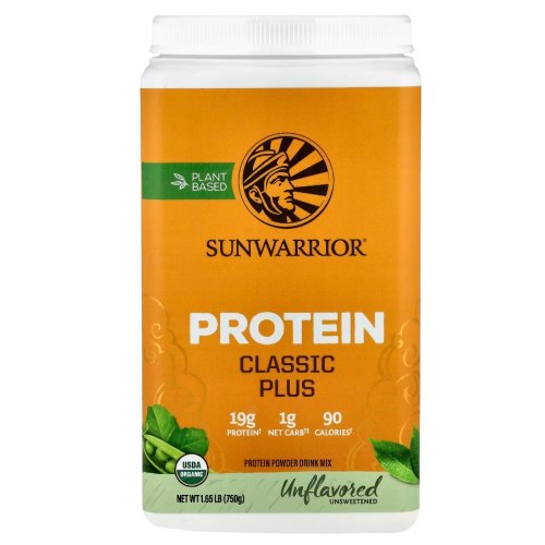Sunwarrior Protein Classic Plus Unflavoured Biologisch 750 Gramm
