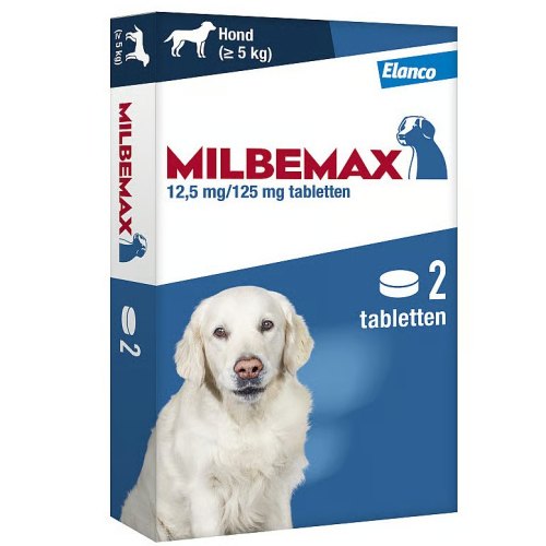 Milbemax Ontwormingsmiddel voor Honden 2 Tabletten