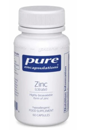 Pure Encapsulations Zink (Citraat) 60 Kapseln