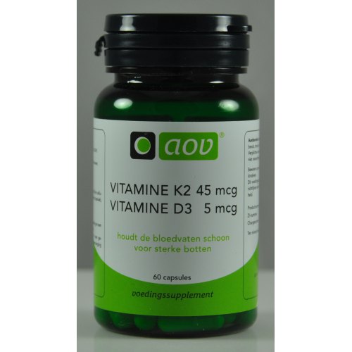 AOV Vitamine K2 45mcg Vitamine D3 5mcg 60 capsules