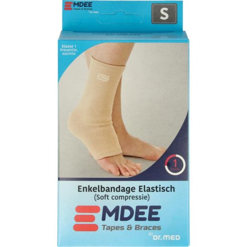 Emdee Elastische Ondersteuning Enkel Huidkleur Maat S 1 Stuck