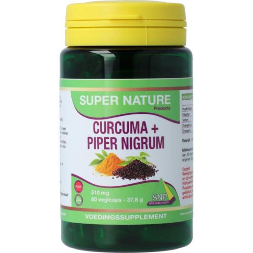 SNP Curcuma + Piper Nigrum 510 mg PUUR 60 Kapseln