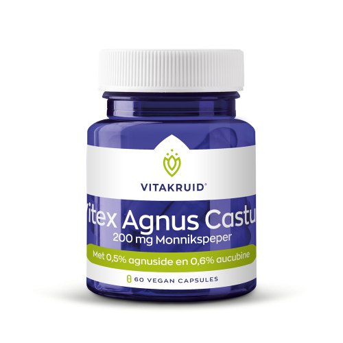 Vitakruid Vitex Agnus Castus 200 mg Monnikspeper 60 Kapseln