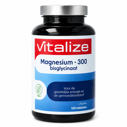 120 tabletten Vitalize Magnesium 300 Bisglycinaat