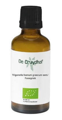 50 ml De Cruydhof / Natura Sanat Trigonella Foenum Graecum Sem / Fenegriek Biologisch