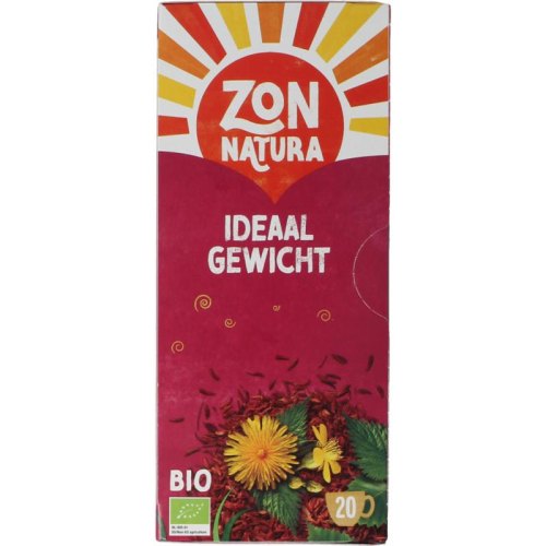 Zonnatura Kruidenthee Ideaal Gewicht Biologisch 20 bag
