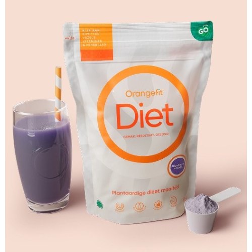 325 Gramm Orangefit Diet Shake Blueberry Smaak
