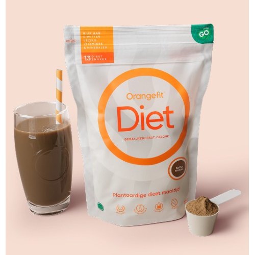 850 Gramm Orangefit Diet Shake Koffie Smaak