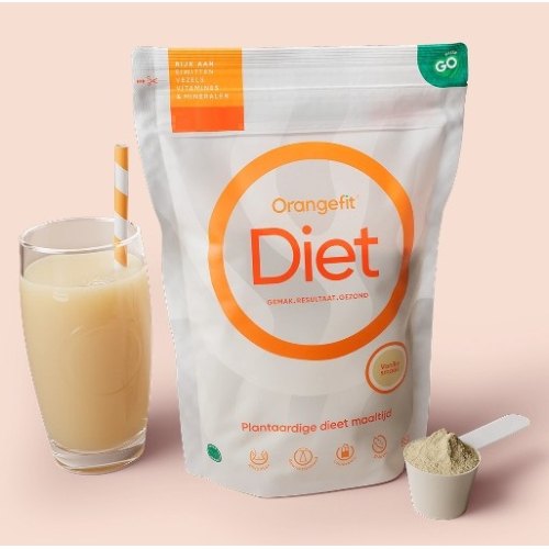 Orangefit Diet Shake Vanille Smaak 325 Gramm