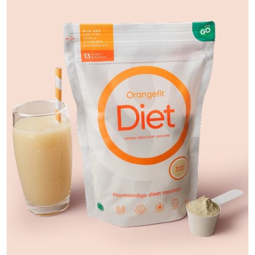 Orangefit Diet Shake Vanille Smaak 850 Gramm
