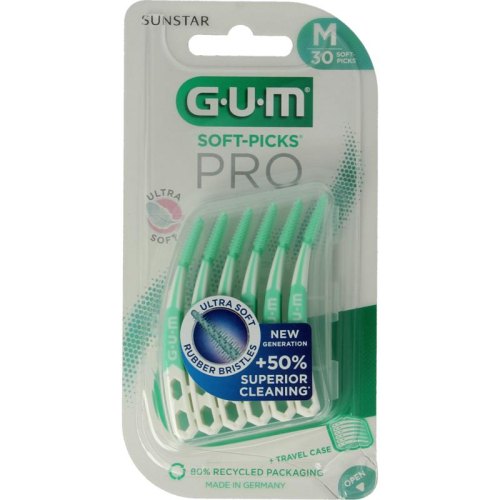 GUM Soft-Picks Pro Medium 30 pieces