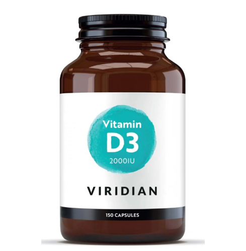 Viridian Vitamin D3 2000 IU Vegan 150 Kapseln