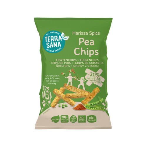 Terrasana Erwtenchips Harissa Spice 75 Gramm