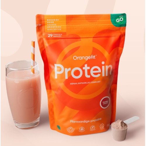 750 Gramm Orangefit Protein Shake Aardbei Smaak