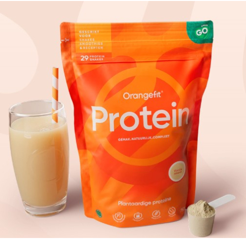 750 Gramm Orangefit Protein Shake Vanille Smaak